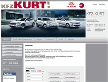 Tablet Screenshot of kfz-kurt-shop.de